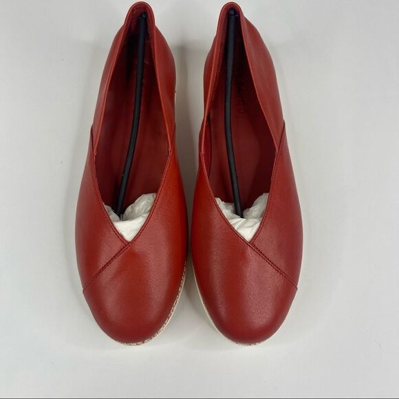 Saydo Slip-On Wedge Red Size 42 - Picture 3 of 5